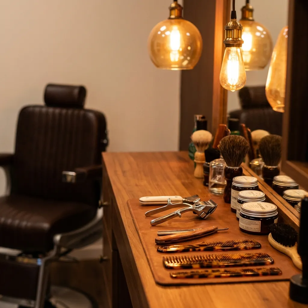 Herramientas profesionales de barbería